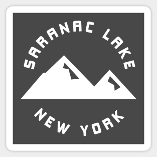 Saranac Lake New York Sticker